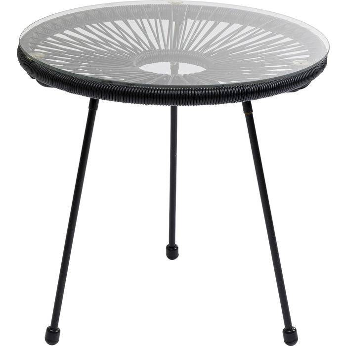 Side Table Acapulco Black - JULIA VENCE STORE