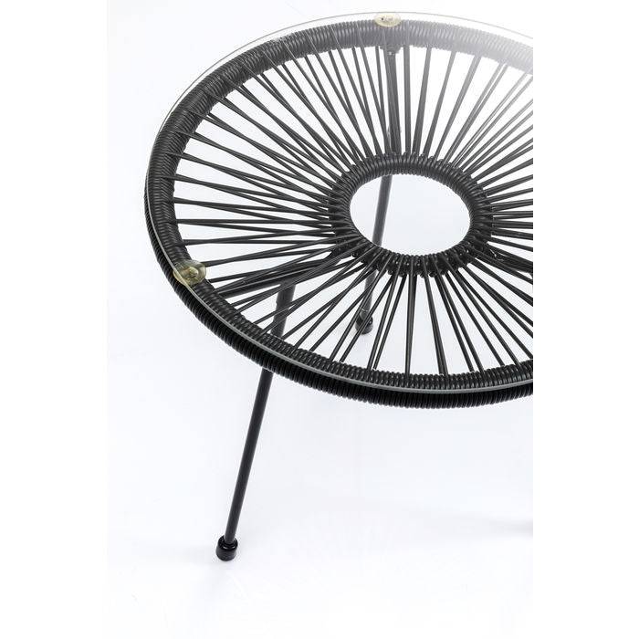 Side Table Acapulco Black - JULIA VENCE STORE