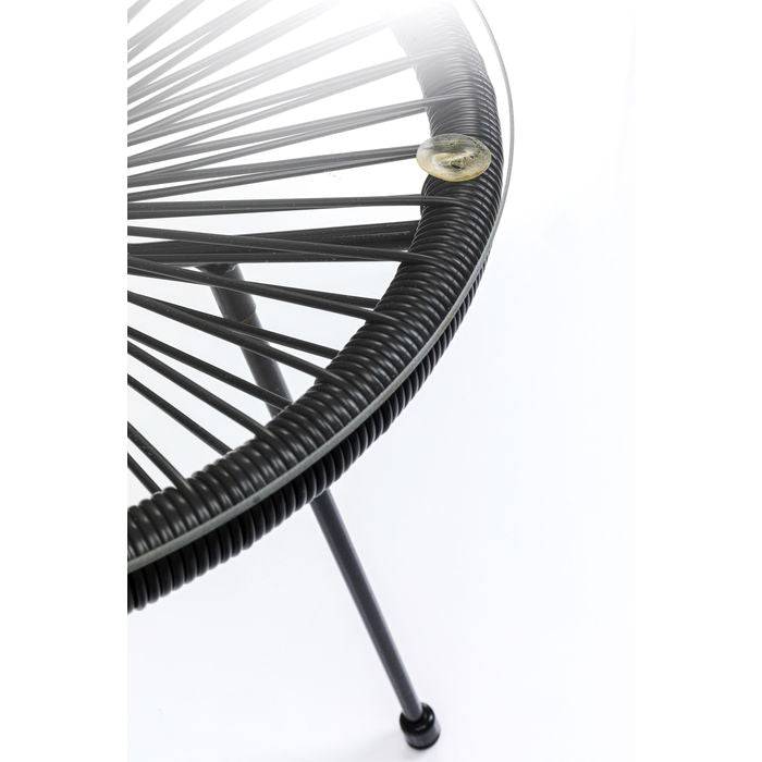 Side Table Acapulco Black - JULIA VENCE STORE