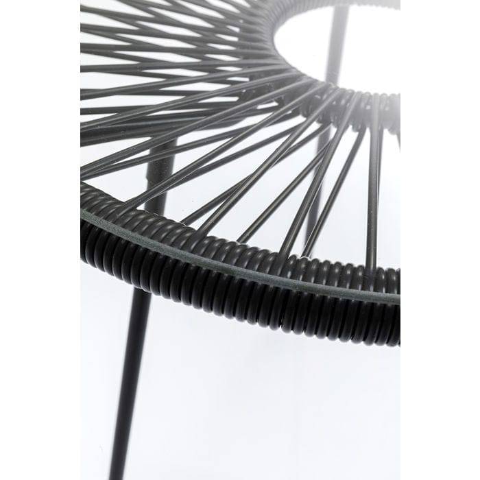 Side Table Acapulco Black - JULIA VENCE STORE