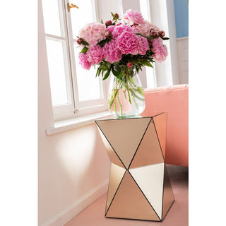 Side Table Luxury Triangle Champagne - JULIA VENCE STORE