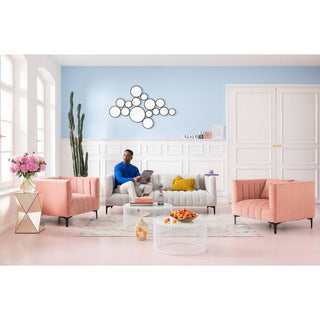 Side Table Luxury Triangle Champagne - JULIA VENCE STORE