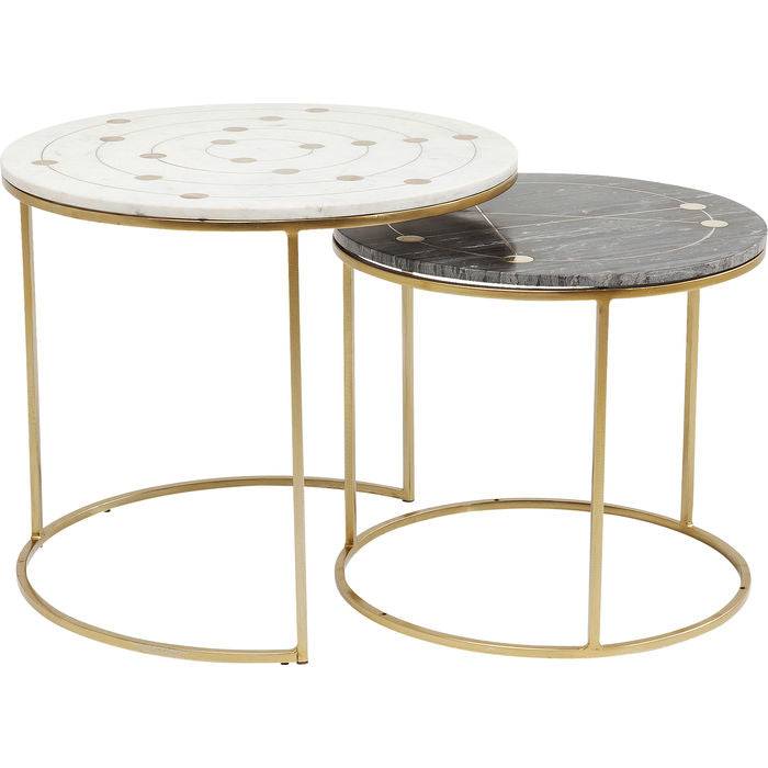 Side Table Mystic Round Small (2/Set) √ò61cm - JULIA VENCE STORE
