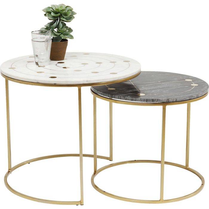 Side Table Mystic Round Small (2/Set) √ò61cm - JULIA VENCE STORE