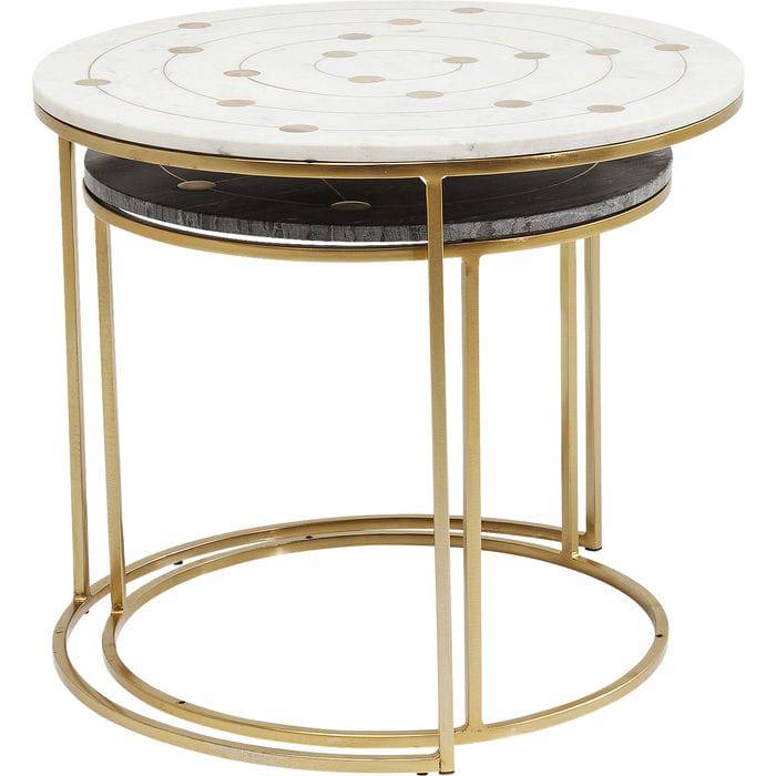 Side Table Mystic Round Small (2/Set) √ò61cm - JULIA VENCE STORE