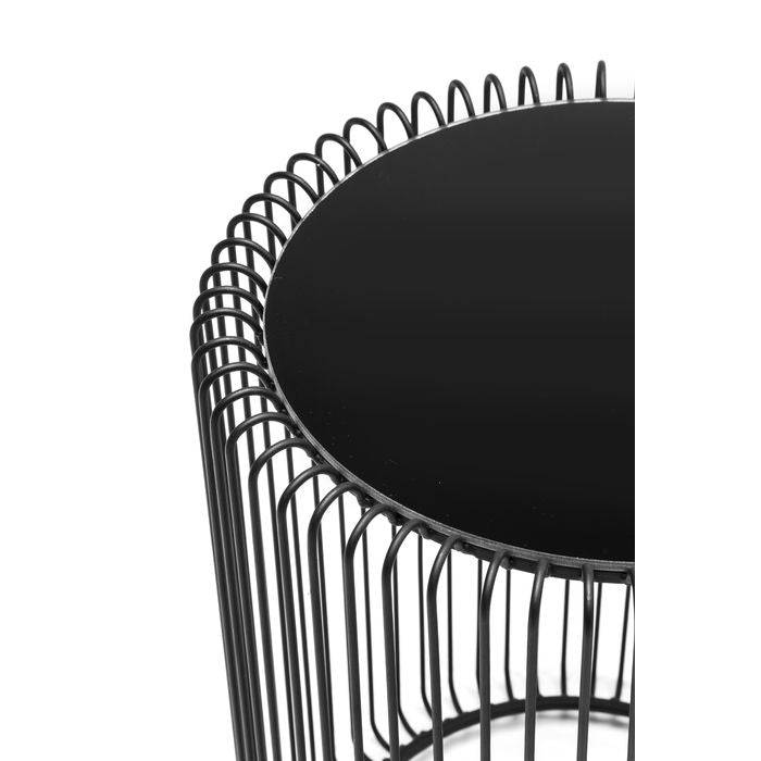 Side Table Wire Black (2/Set) Ø44cm - JULIA VENCE STORE