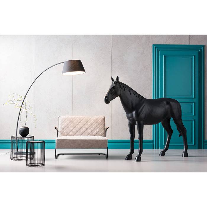 Side Table Wire Black (2/Set) Ø44cm - JULIA VENCE STORE