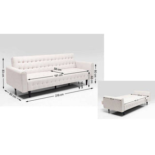 Sofa Bed Milchbar Beige - JULIA VENCE STORE