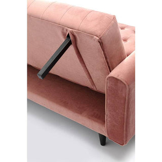 Sofa Bed Milchbar Mauve 219cm - JULIA VENCE STORE