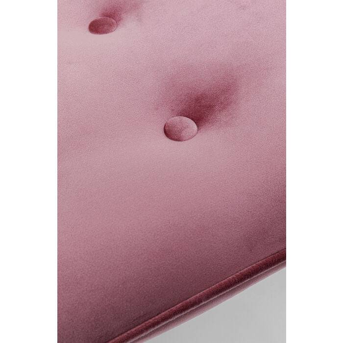 Stool Black Vicky Velvet Mauve 46x59cm - JULIA VENCE STORE