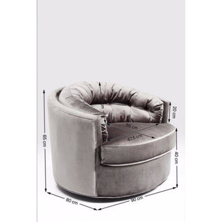 Velvet Upholstered Chair