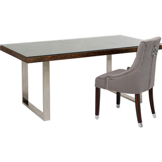 Table Conley Chrome 180x90 - JULIA VENCE STORE