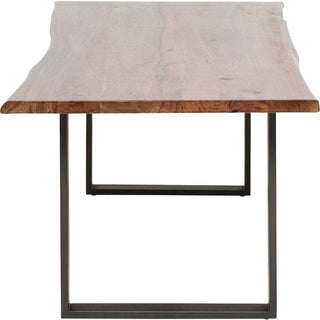 Dark Crude Steel Table
