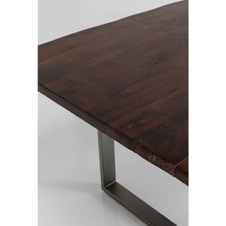 Dark Crude Steel Table