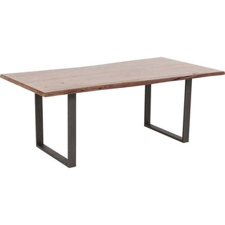 Dark Crude Steel Table