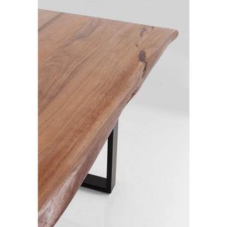 Dark Crude Steel Table