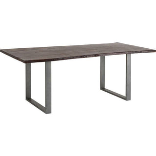 Dark Crude Steel Table