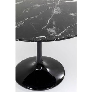 Table Solo Marble Black √ò110 - JULIA VENCE STORE