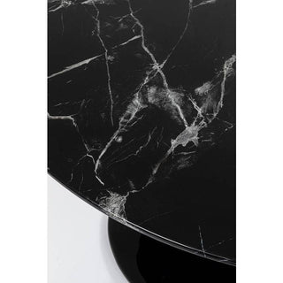 Table Solo Marble Black √ò110 - JULIA VENCE STORE