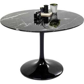 Table Solo Marble Black √ò110 - JULIA VENCE STORE