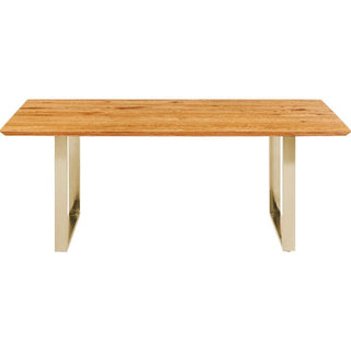 Table Symphony Oak Brass 160x80 - JULIA VENCE STORE