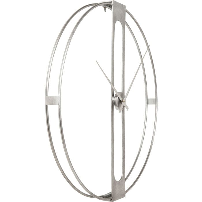 Wall Clock Clip Silver √ò107cm - JULIA VENCE STORE