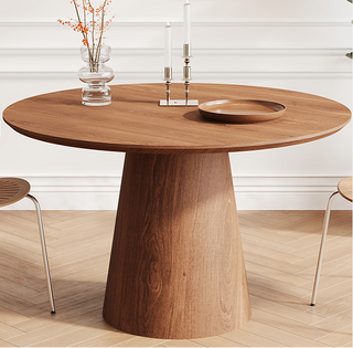 Wood Round Dining Table DEKOR