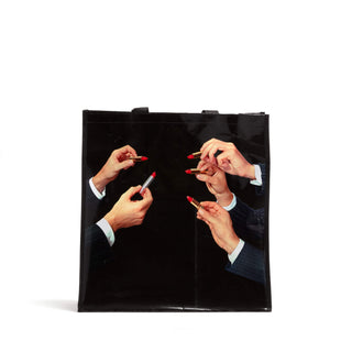 Shopper Bag Big Lipstick SELETTI