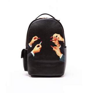 Travel Kit Rucksack Black Lipstick SELETTI