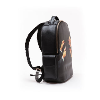 Travel Kit Rucksack Black Lipstick SELETTI