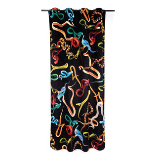 Curtain Snakes Black SELETTI