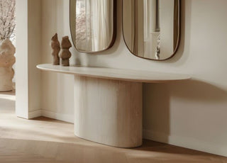 Petra Console Whiteline
