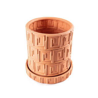 Magna Graecia Terracotta vase Greca SELETTI