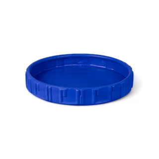 Terracotta Vase with Saucer Greca Blue SELETTI
