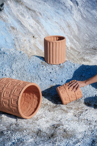 Magna Graecia Terracotta vase Dorico SELETTI