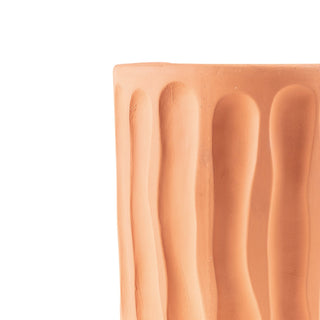 Magna Graecia Terracotta Wall vase Dorico SELETTI