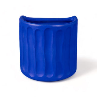 Terracotta Wall Vase Dorico Blue SELETTI
