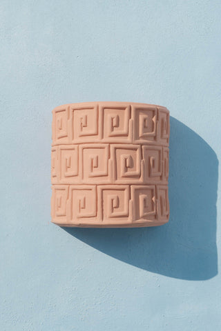 Magna Graecia Terracotta Wall vase Greche SELETTI