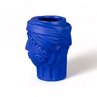 Terracotta Vase Women Blue SELETTI