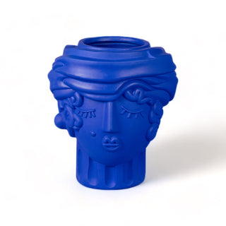 Terracotta Vase Women Blue SELETTI