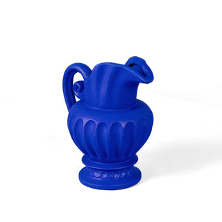 Terracotta Vase Caraffa Blue SELETTI