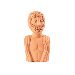 Magna Graecia Terracotta Bust Man SELETTI