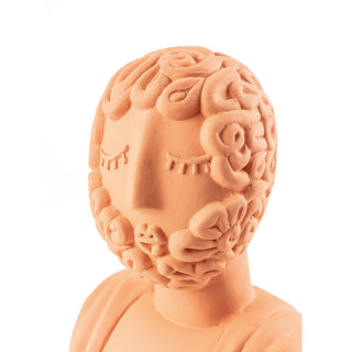 Magna Graecia Terracotta Bust Man SELETTI