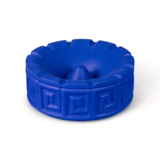 Terracotta Ashtray Greche Blue SELETTI