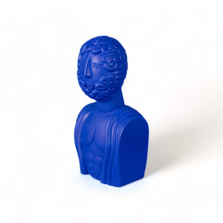 Terracotta Bust Man Blue SELETTI