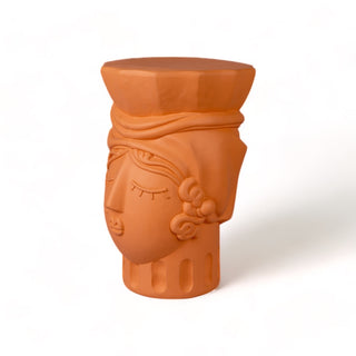 Magna Graecia Terracotta Stool Woman SELETTI