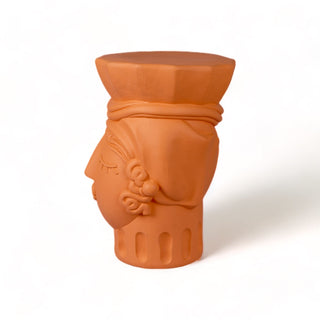 Magna Graecia Terracotta Stool Woman SELETTI