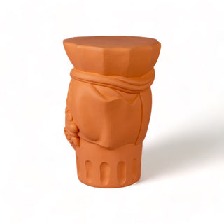 Magna Graecia Terracotta Stool Woman SELETTI