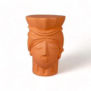 Magna Graecia Terracotta Stool Woman SELETTI