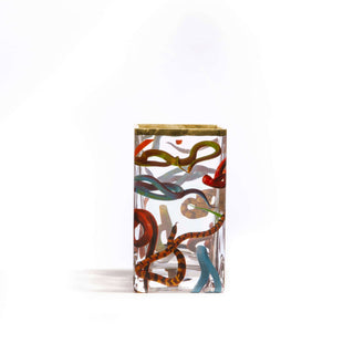 Glass Vase Snakes SELETTI